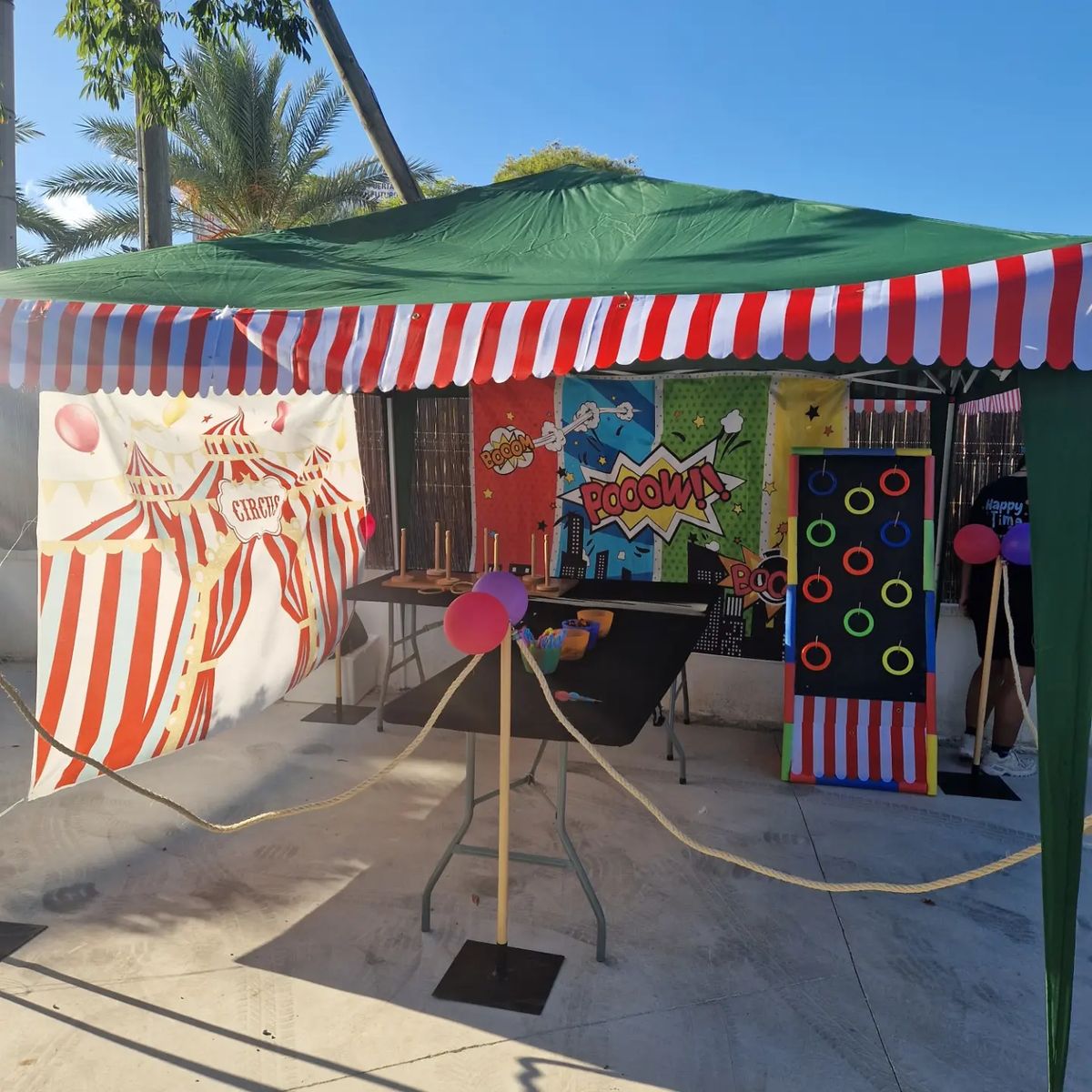 Miniferia de Happy Time con juegos y atracciones para niños